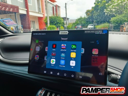 Byd atto 3 สีขาว unlock + sentry mode + ตะแกรงกันหนู