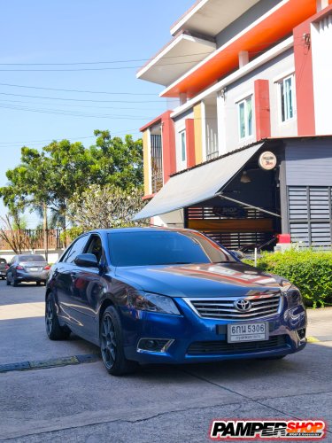 Camry wrap เปลี่ยนสี Stone Blue BMW