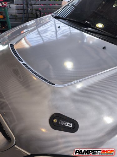 Altis หุ้มฝาหน้าเคฟล่า 6D สีบรอนซ์เงิน เทา ฝาหน้าแต่งเจอะ ( PVC 6D )