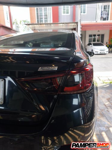 ขัดไฟหน้า+หุ้มฟิล์ม ( เกรด TPH ) สีดำชา black light tea