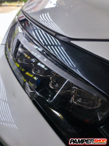 ขัดไฟหน้า+หุ้มฟิล์ม ( เกรด TPU 3-5 ปี ) สีใส